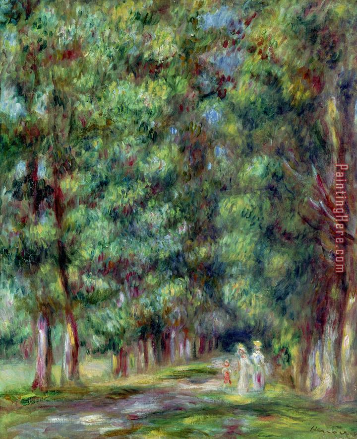 Pierre Auguste Renoir Path in a Wood